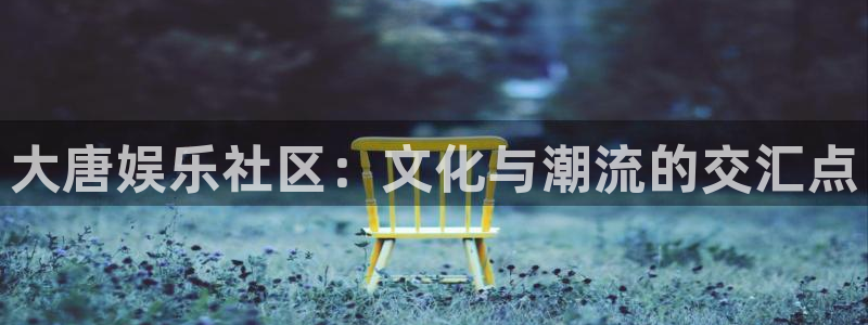 bb电子官网登录：大唐娱乐社区：文化与潮流的交汇点