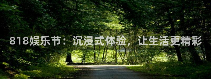 bb电子游戏娱乐平台：818娱乐节：沉浸式体验，让生活更精彩